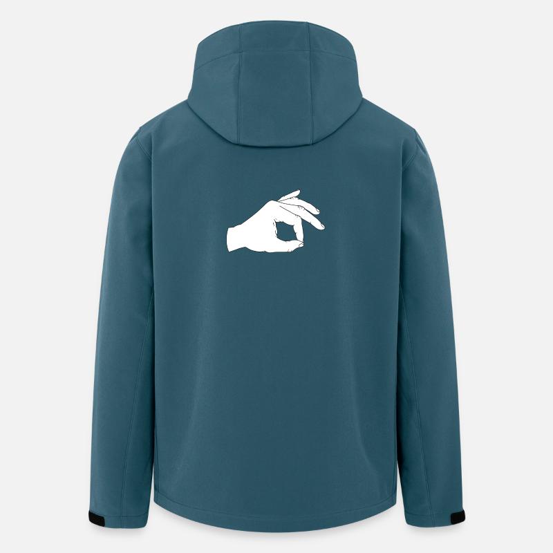 Reingeguckt - Recycelte Männer Softshell-Jacke von Stanley/Stella - Dunkles Petrol