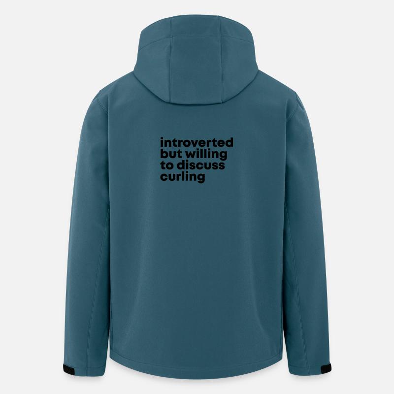 Curling - Recycelte Männer Softshell-Jacke von Stanley/Stella - Dunkles Petrol