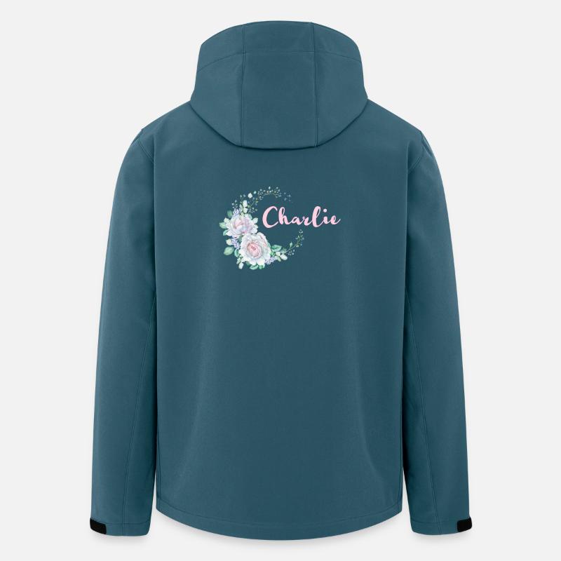Für Charlie - Recycelte Männer Softshell-Jacke von Stanley/Stella - Dunkles Petrol