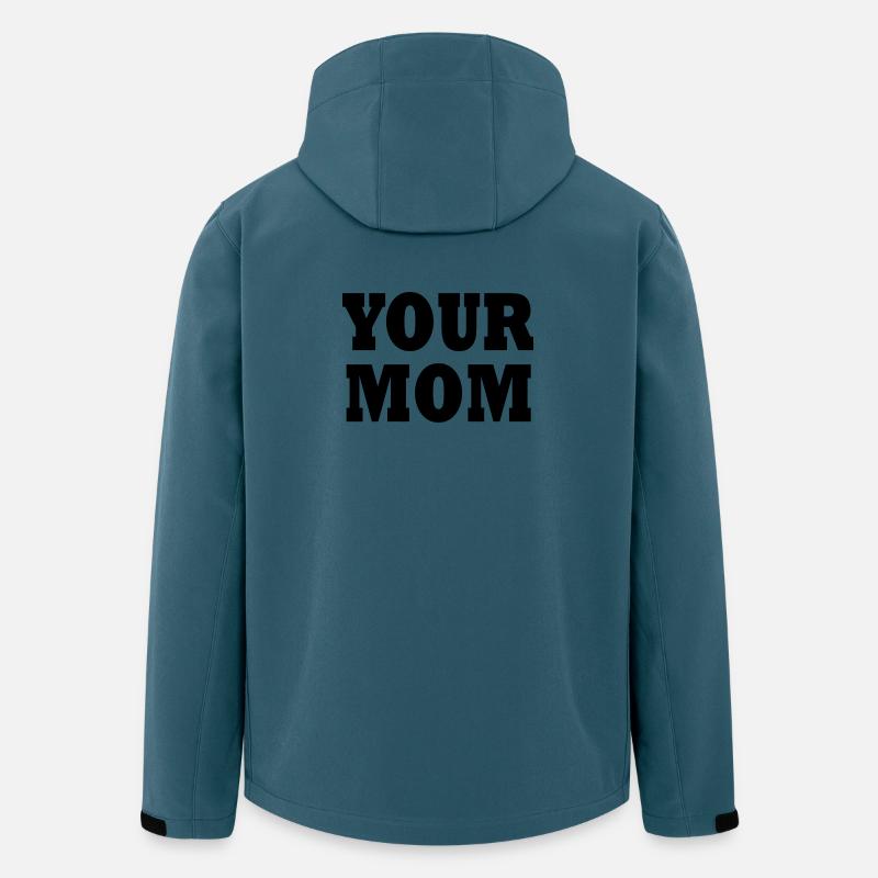Your mom - Recycelte Männer Softshell-Jacke von Stanley/Stella - Dunkles Petrol