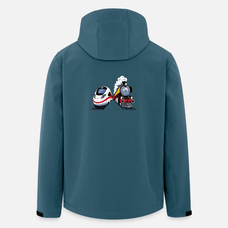 KOPF ZAHNRÄDER - Recycelte Männer Softshell-Jacke von Stanley/Stella - Dunkles Petrol