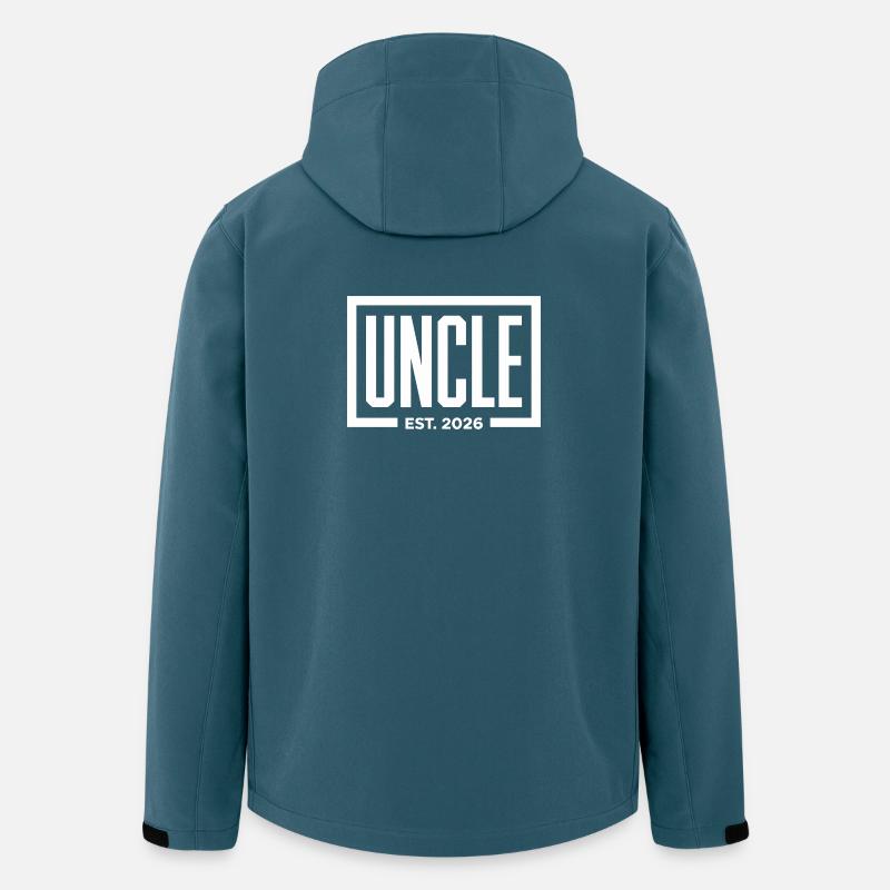 Uncle Est. 2026 Logo - Recycelte Männer Softshell-Jacke von Stanley/Stella - Dunkles Petrol