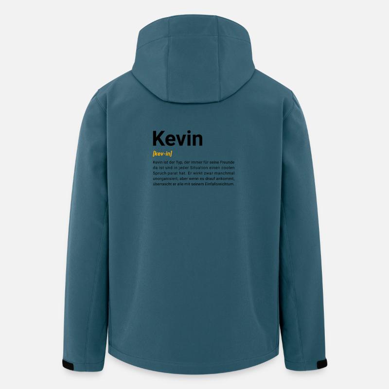 Kevin - Recycelte Männer Softshell-Jacke von Stanley/Stella - Dunkles Petrol