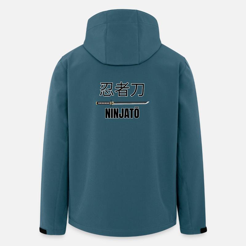 Ninjatō 忍者刀 – Japanese Ninja Sword  - Recycelte Männer Softshell-Jacke von Stanley/Stella - Dunkles Petrol