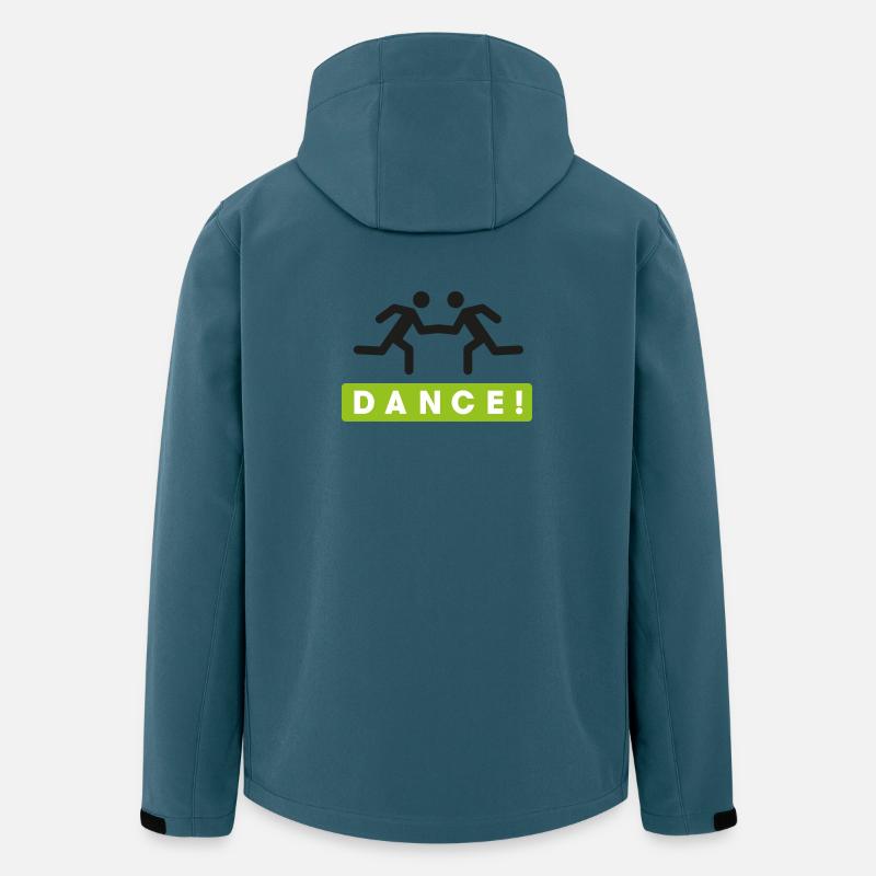 DANCE - Recycelte Männer Softshell-Jacke von Stanley/Stella - Dunkles Petrol
