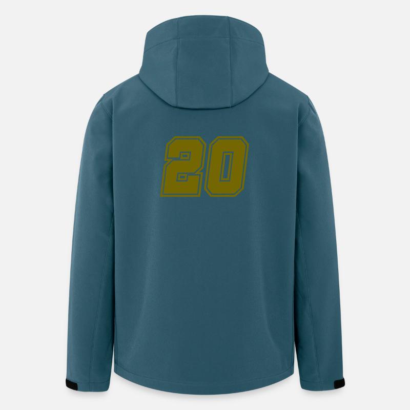 20 - Recycelte Männer Softshell-Jacke von Stanley/Stella - Dunkles Petrol