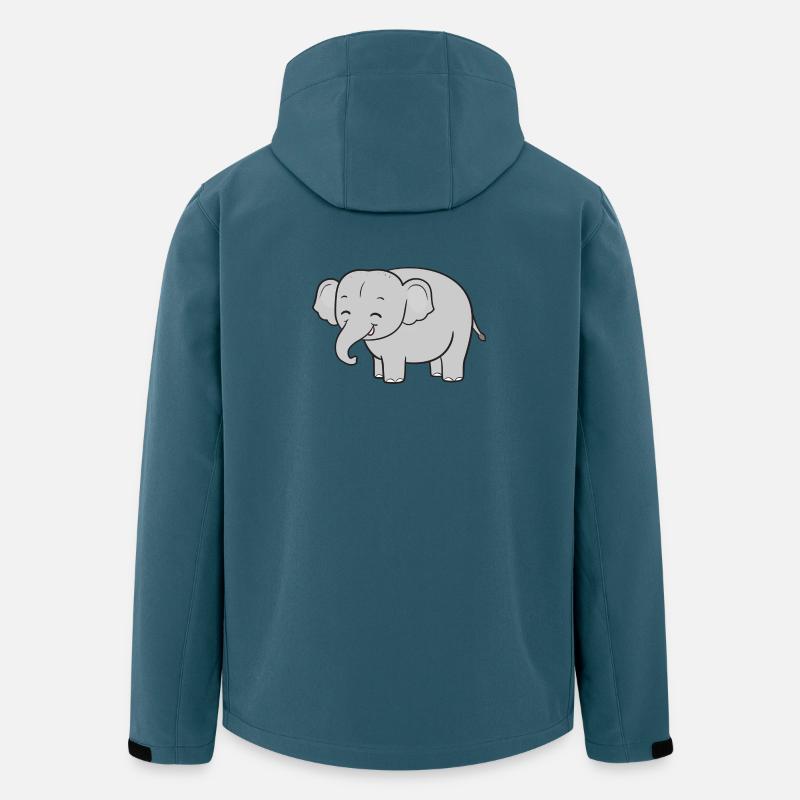 Elephant Elephants - Men’s Recycled Softshell Jacket by Stanley/Stella - stargazer
