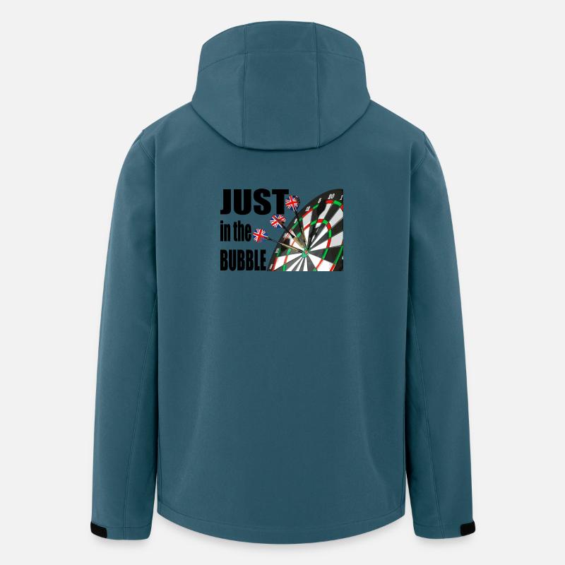 Dartscheibe - Recycelte Männer Softshell-Jacke von Stanley/Stella - Dunkles Petrol