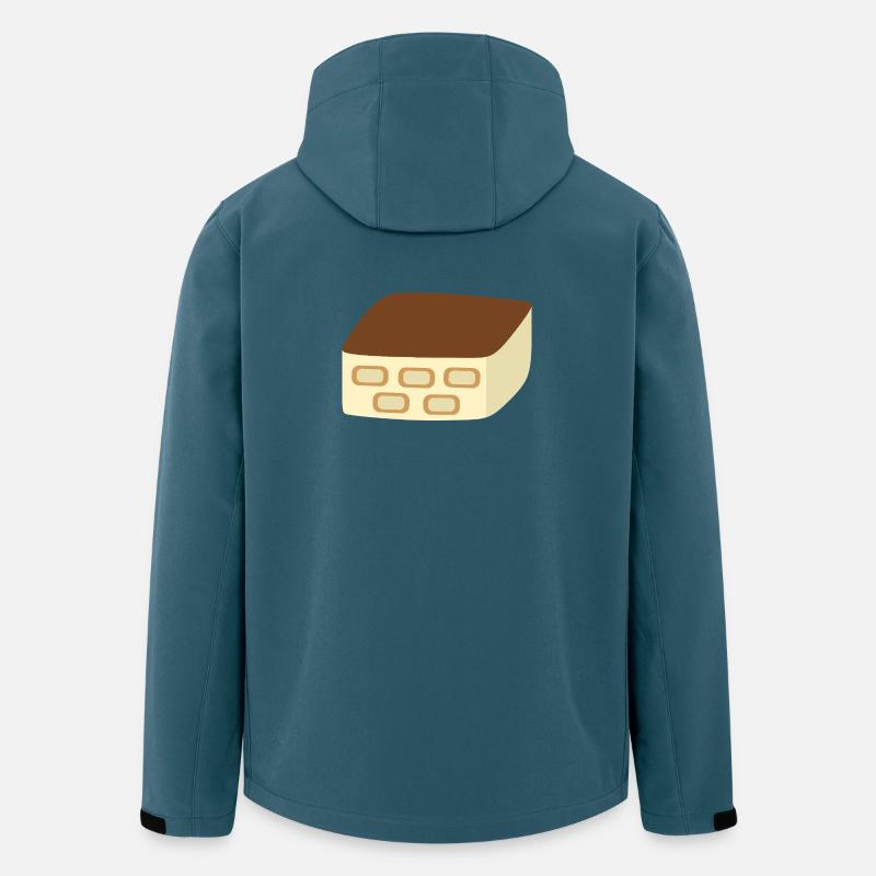 Gemütliches Tiramisu Design - Recycelte Männer Softshell-Jacke von Stanley/Stella - Dunkles Petrol