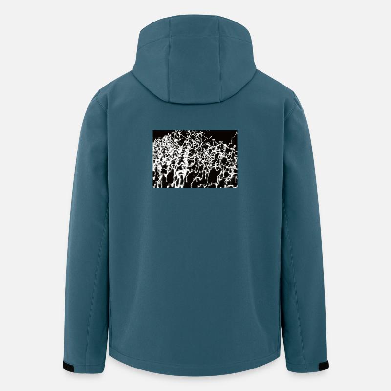 Lichtspiele 7 - Recycelte Männer Softshell-Jacke von Stanley/Stella - Dunkles Petrol