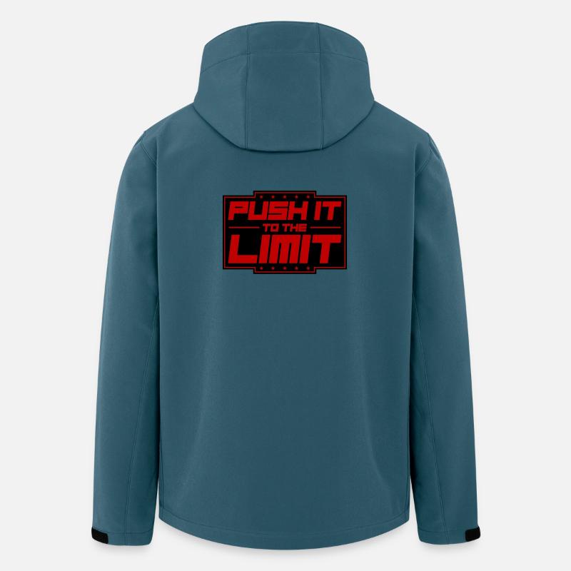 Push It To The Limit - Recycelte Männer Softshell-Jacke von Stanley/Stella - Dunkles Petrol