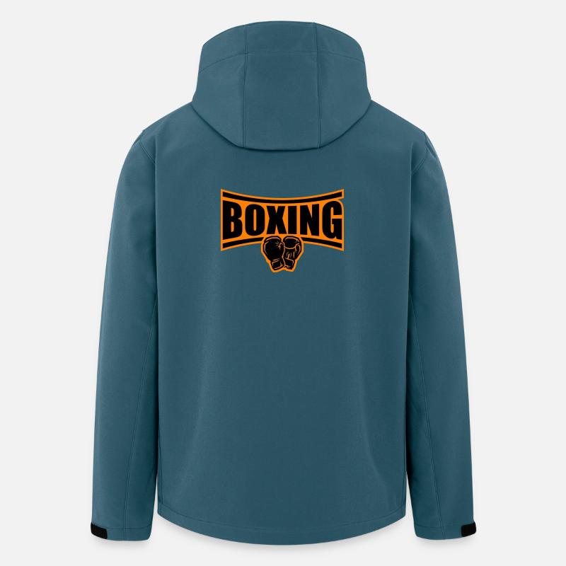 Boxing Boxen - Recycelte Männer Softshell-Jacke von Stanley/Stella - Dunkles Petrol