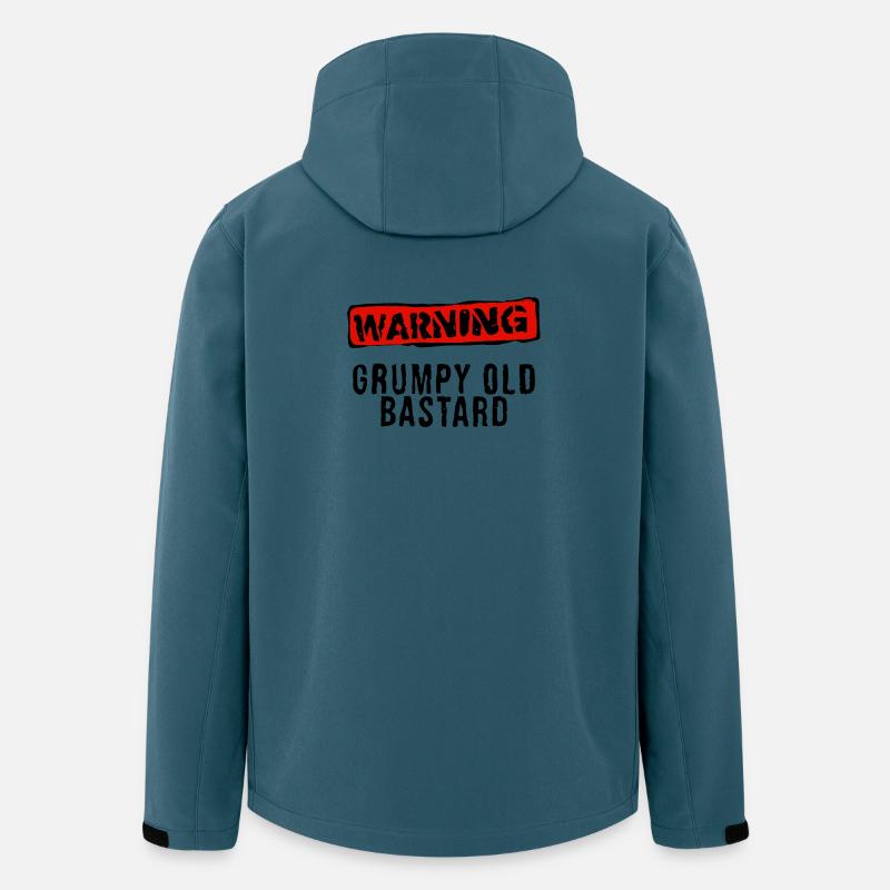 Warning Stamp Red - Men’s Recycled Softshell Jacket by Stanley/Stella - stargazer