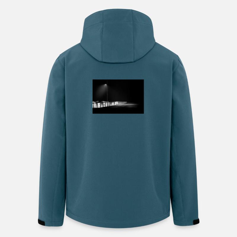 Deich an der Nordsee - Recycelte Männer Softshell-Jacke von Stanley/Stella - Dunkles Petrol