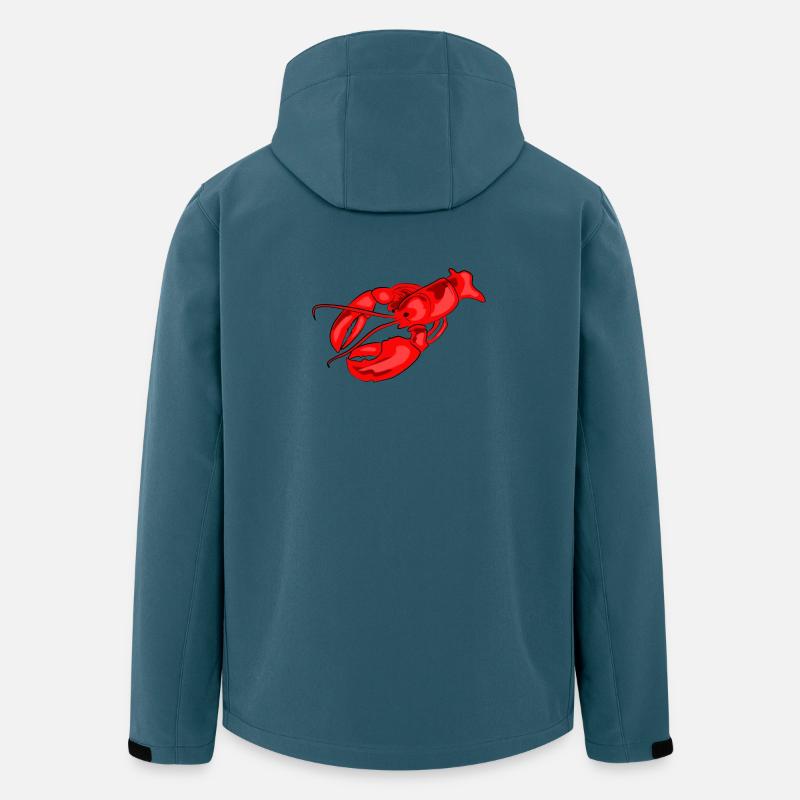 hummer speise koch - Recycelte Männer Softshell-Jacke von Stanley/Stella - Dunkles Petrol