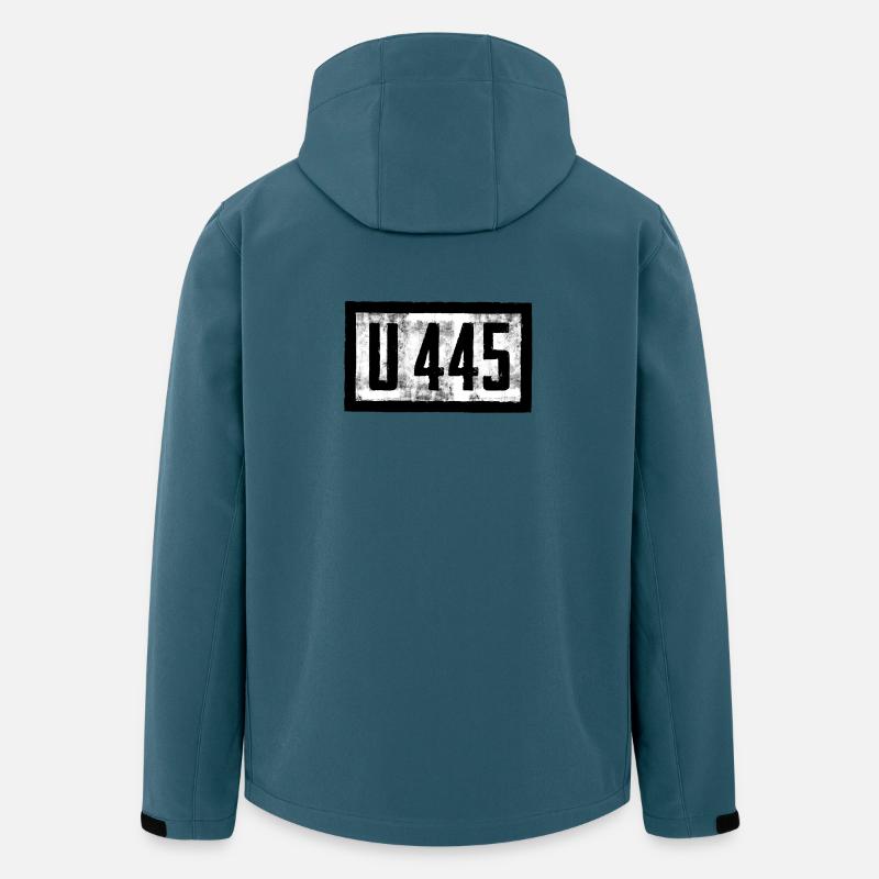 U-boat design with U 445 font - Men’s Recycled Softshell Jacket by Stanley/Stella - stargazer