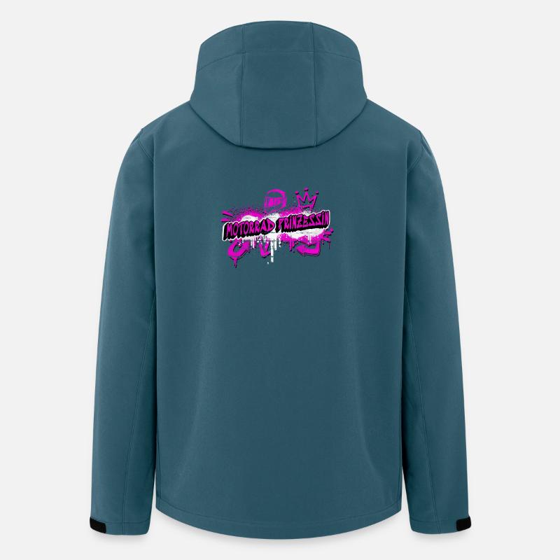 Motorcycle Princess Graffiti Design - Men’s Recycled Softshell Jacket by Stanley/Stella - stargazer