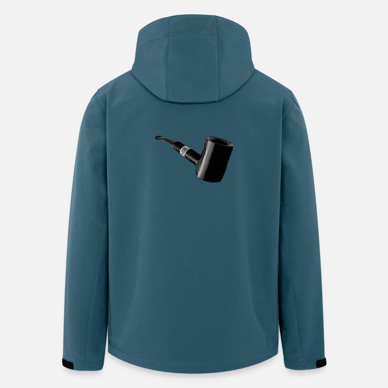 Poker Pfeife - Recycelte Männer Softshell-Jacke Discoverer von Stanley/Stella - Dunkles Petrol