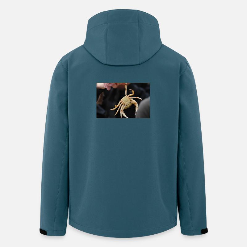 Seehaus.B - Recycelte Männer Softshell-Jacke von Stanley/Stella - Dunkles Petrol