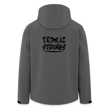 Toxic Strings 2 Colour - Men’s Recycled Softshell Jacket by Stanley/Stella - stargazer - Back - AI Model Male 185 light (185cm)