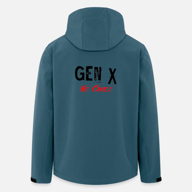 Génération X - Veste softshell homme en polyester recyclé Stanley/Stella - bleu pétrole foncé