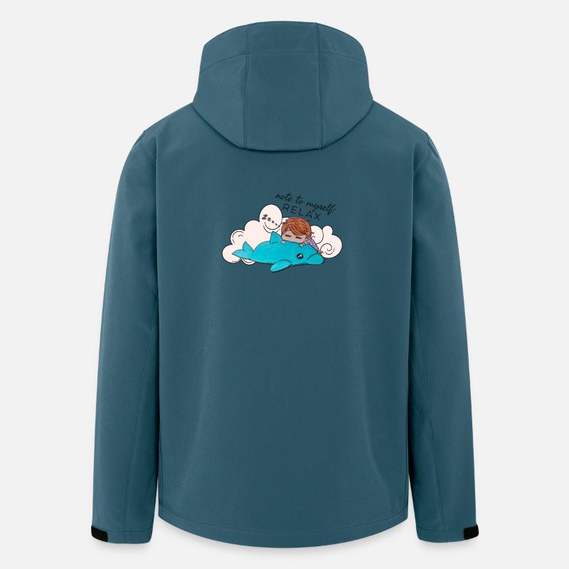 RELAX  - Recycelte Männer Softshell-Jacke von Stanley/Stella - Dunkles Petrol