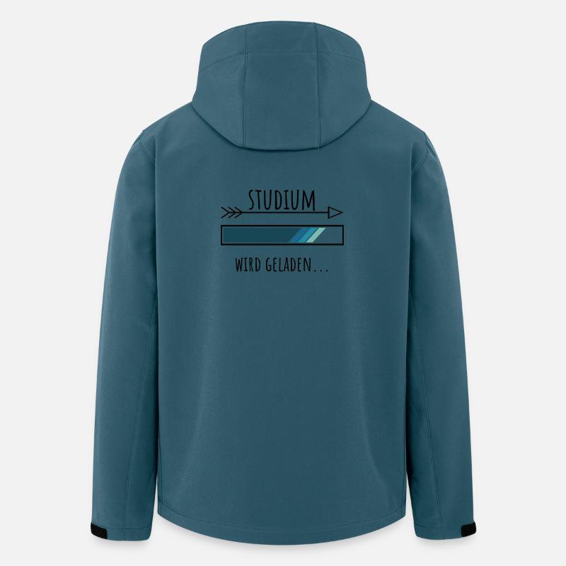 Studium Personalisierter Beruf Jungs - Recycelte Männer Softshell-Jacke von Stanley/Stella - Dunkles Petrol