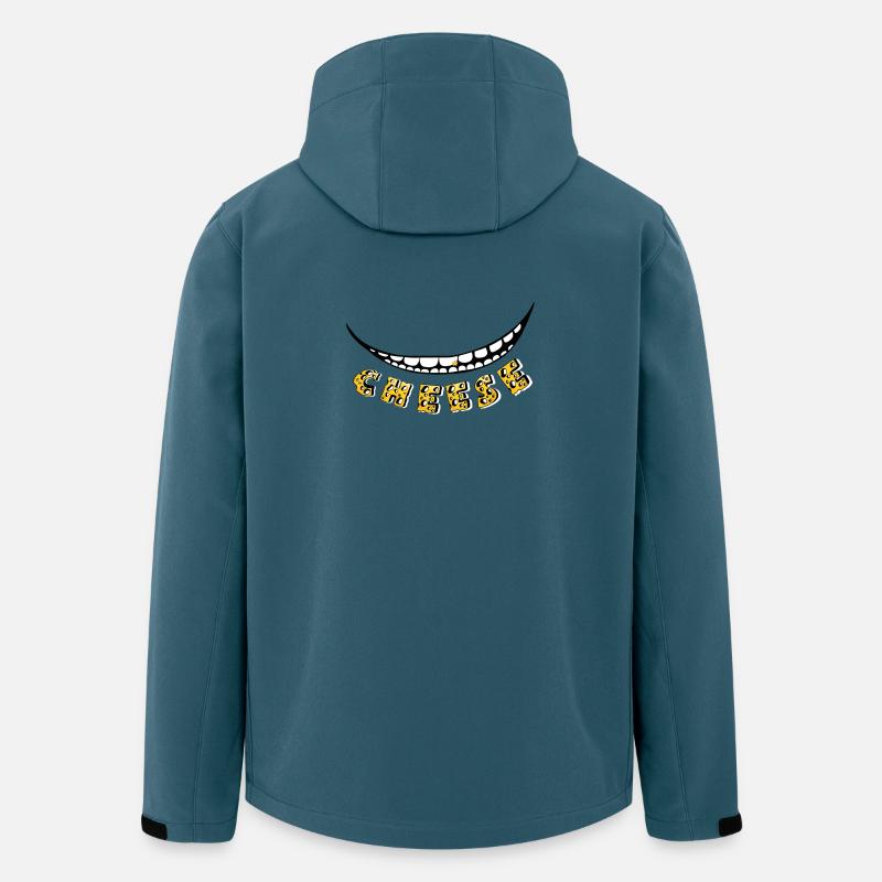 Cheese :) - Recycelte Männer Softshell-Jacke von Stanley/Stella - Dunkles Petrol