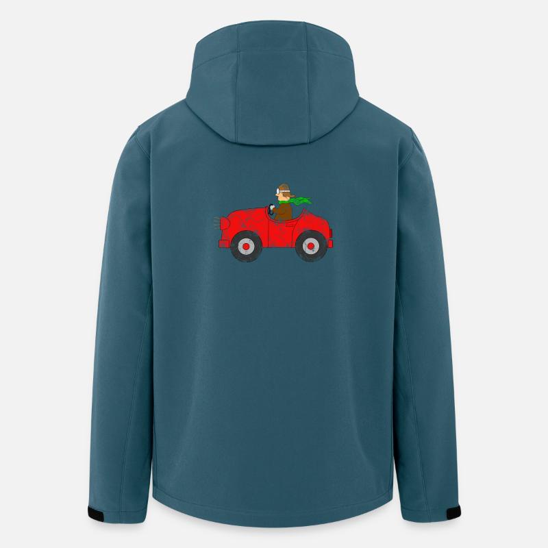 Auto mit Fahrer - Recycelte Männer Softshell-Jacke von Stanley/Stella - Dunkles Petrol
