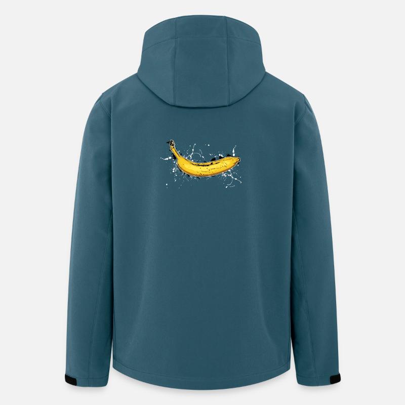 Banane - Recycelte Männer Softshell-Jacke von Stanley/Stella - Dunkles Petrol