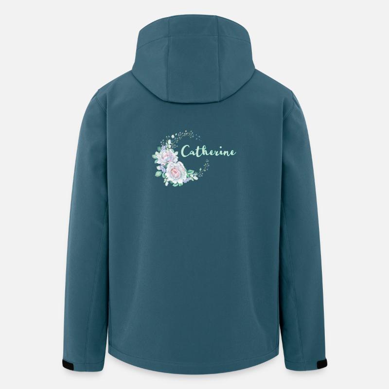Für Catherine - Recycelte Männer Softshell-Jacke von Stanley/Stella - Dunkles Petrol