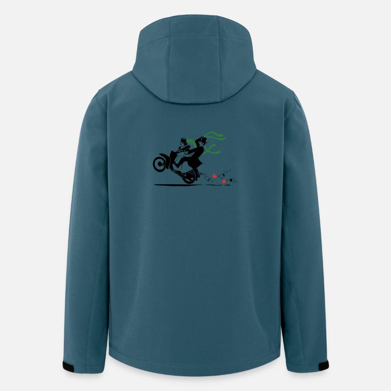 SERBSKI KWAS - Recycelte Männer Softshell-Jacke von Stanley/Stella - Dunkles Petrol