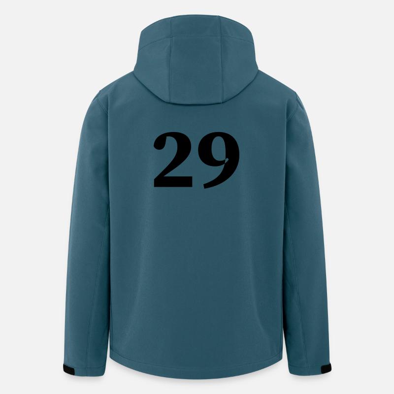 29 - Recycelte Männer Softshell-Jacke von Stanley/Stella - Dunkles Petrol