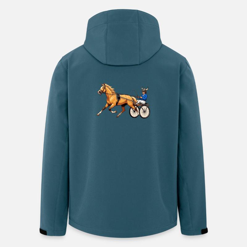 Traber - Recycelte Männer Softshell-Jacke von Stanley/Stella - Dunkles Petrol