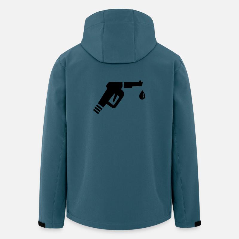 Pistolen Zapfhahn - Recycelte Männer Softshell-Jacke von Stanley/Stella - Dunkles Petrol