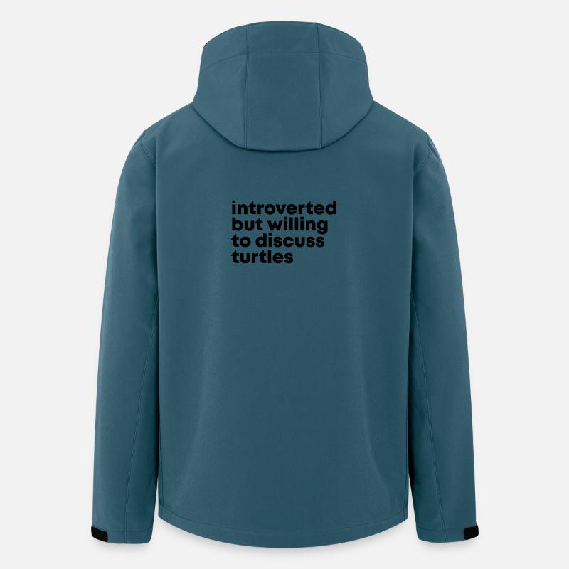 Schildkröte - Recycelte Männer Softshell-Jacke von Stanley/Stella - Dunkles Petrol