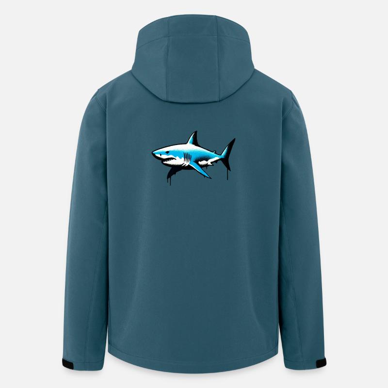 Hai - Recycelte Männer Softshell-Jacke von Stanley/Stella - Dunkles Petrol