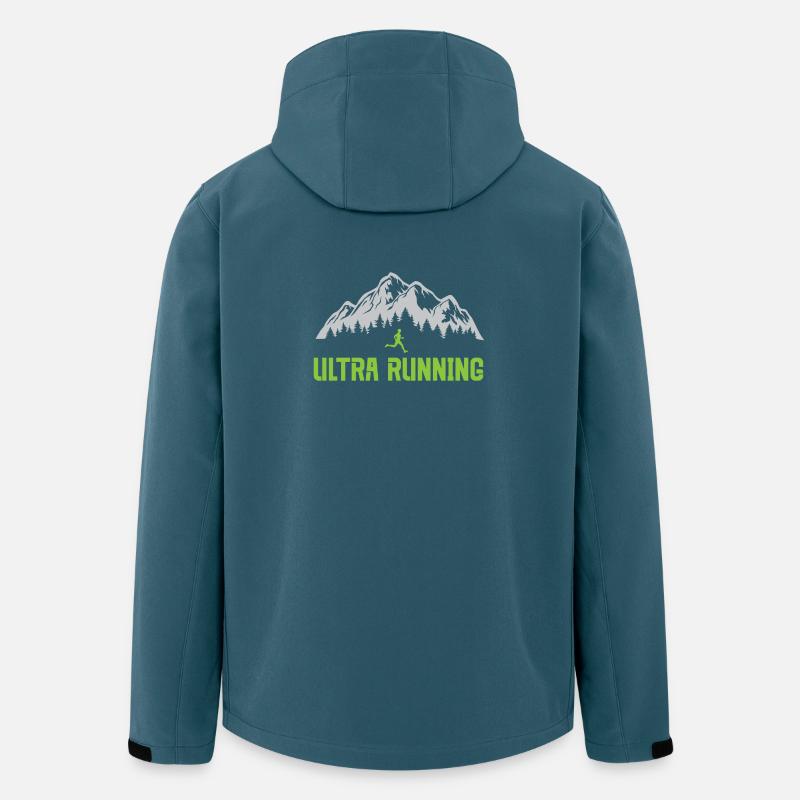 Ultra-Laufen - Recycelte Männer Softshell-Jacke von Stanley/Stella - Dunkles Petrol