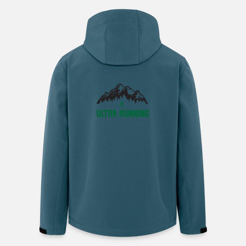 Ultra-Laufen - Recycelte Männer Softshell-Jacke von Stanley/Stella - Dunkles Petrol