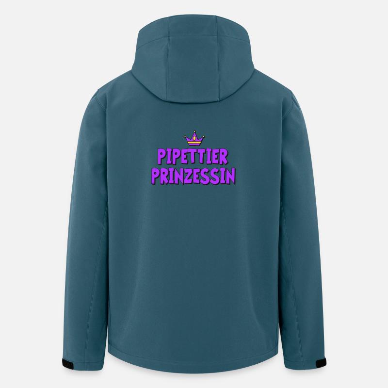 Pipettierprinzessin - Recycelte Männer Softshell-Jacke von Stanley/Stella - Dunkles Petrol