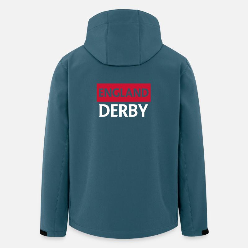 Englisches Derby Retro Design - Recycelte Männer Softshell-Jacke von Stanley/Stella - Dunkles Petrol