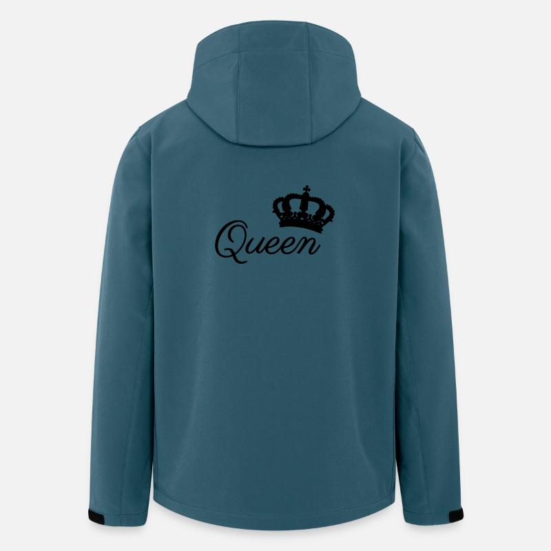 Krone der Königin - Recycelte Männer Softshell-Jacke von Stanley/Stella - Dunkles Petrol