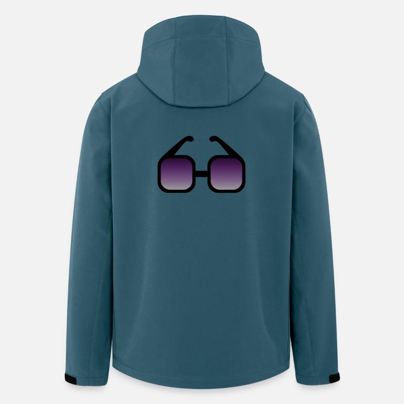 Schwarze Sonnenbrille mit Farbverlauf - Recycelte Männer Softshell-Jacke von Stanley/Stella - Dunkles Petrol