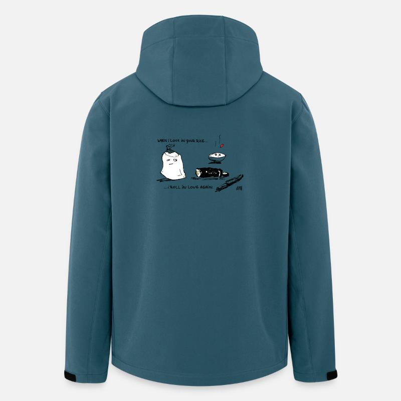 Roll in Love 2 - Recycelte Männer Softshell-Jacke von Stanley/Stella - Dunkles Petrol