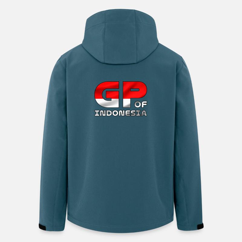 indonesia_gp - Recycelte Männer Softshell-Jacke von Stanley/Stella - Dunkles Petrol