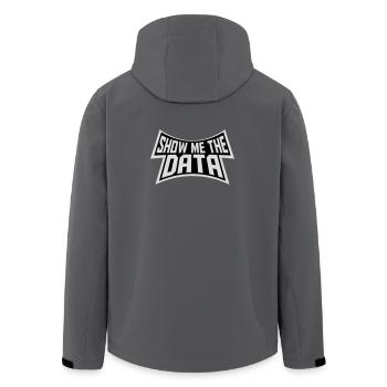 Show Me The Data Lustig Nerd Analyst Sarkastisch - Recycelte Männer Softshell-Jacke von Stanley/Stella - Anthrazit - Hinten - AI Model Male 185 light (185cm)