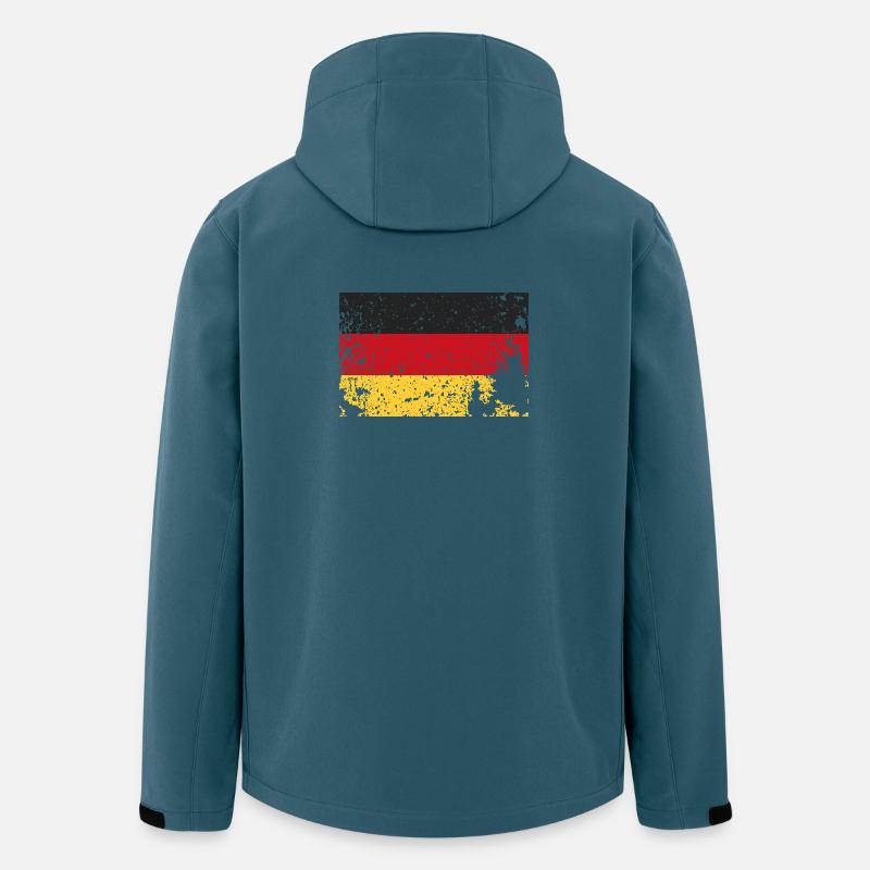 Germany Flag - Men’s Recycled Softshell Jacket by Stanley/Stella - stargazer