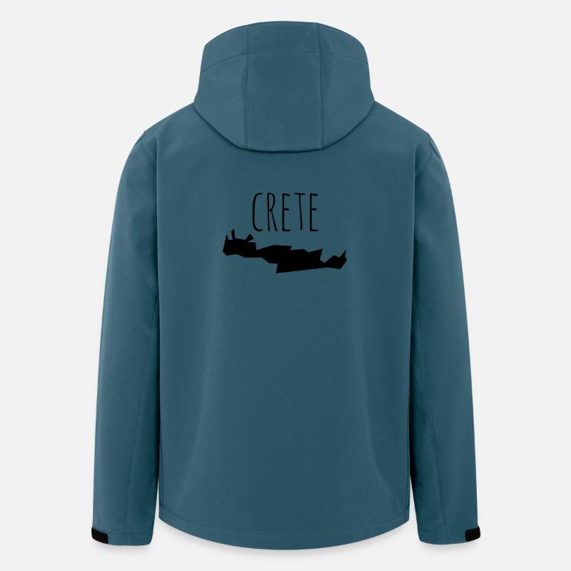 crete - Recycelte Männer Softshell-Jacke von Stanley/Stella - Dunkles Petrol