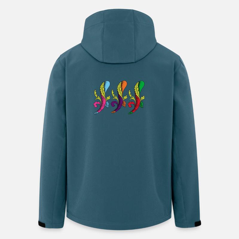 3 - Recycelte Männer Softshell-Jacke von Stanley/Stella - Dunkles Petrol