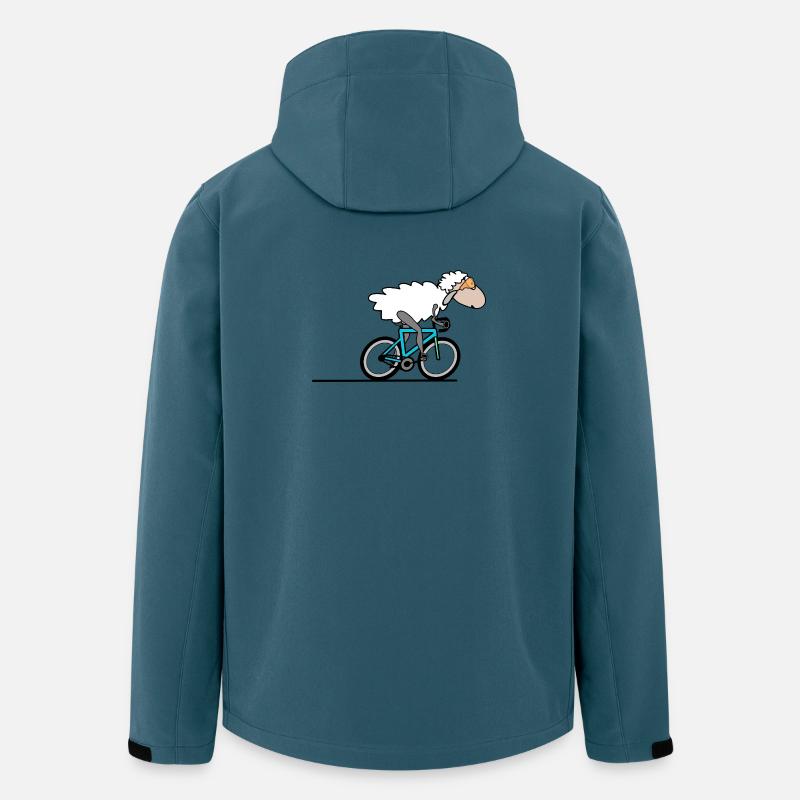 Rennrad Radfahren - Recycelte Männer Softshell-Jacke von Stanley/Stella - Dunkles Petrol